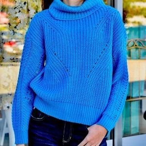 Blue sweater by Skies are Blue. Size Medium.